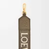 Alça Anagram em jacquard e pele de bezerro Alça Anagram em jacquard e pele de bezerro