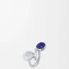 Anel «Anagram Pebble» em prata de lei e lápis-lazúli Anel «Anagram Pebble» em prata de lei e lápis-lazúli