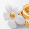 Anel Flor em prata de lei e esmalte Anel Flor em prata de lei e esmalte