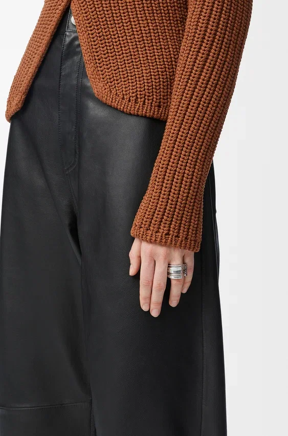Anel gráfico Loewe em prata de lei Anel gráfico Loewe em prata de lei