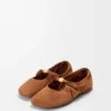 Bailarina «Pebble Soft» em pele de cabra camurçada Bailarina «Pebble Soft» em pele de cabra camurçada