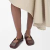 Bailarina «Pebble Soft» em pele de cordeiro napa Bailarina «Pebble Soft» em pele de cordeiro napa