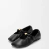 Bailarina «Pebble Soft» em pele de cordeiro napa Bailarina «Pebble Soft» em pele de cordeiro napa