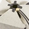 Balde «Treasure Bako» em jacquard de lona e pele de bezerro Balde «Treasure Bako» em jacquard de lona e pele de bezerro