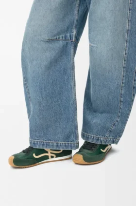 Ballet Runner 2.0 em nylon e camurça
