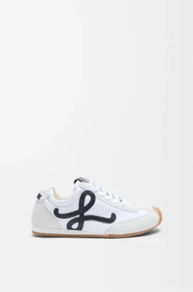 Ballet Runner 2.0 em nylon e pele de bezerro