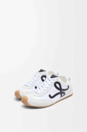 Ballet Runner 2.0 em nylon e pele de bezerro