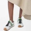 Ballet Runner 2.0 em nylon e pele de bezerro Ballet Runner 2.0 em nylon e pele de bezerro