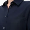 Blusa com cinto em seda Blusa com cinto em seda