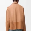 Blusa tipo pijama em pele de borrego napa Blusa tipo pijama em pele de borrego napa
