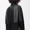Blusa tipo pijama em pele de borrego napa Blusa tipo pijama em pele de borrego napa