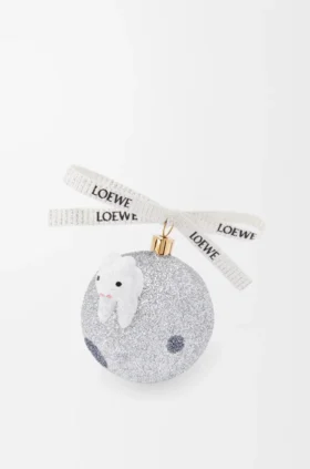 Bola Bunny on the moon em vidro soprado
