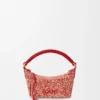 Bolsa Cala Mini em ráfia mesclada Bolsa Cala Mini em ráfia mesclada