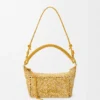 Bolsa Cala Mini em ráfia mesclada Bolsa Cala Mini em ráfia mesclada