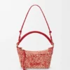 Bolsa Cala Mini em ráfia mesclada Bolsa Cala Mini em ráfia mesclada