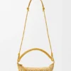 Bolsa Cala Mini em ráfia mesclada Bolsa Cala Mini em ráfia mesclada