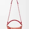 Bolsa Cala Mini em ráfia mesclada Bolsa Cala Mini em ráfia mesclada