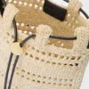 Bolsa com cordão em ráfia Bolsa com cordão em ráfia