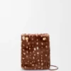 Bolsa com Pebble em pele de carneiro estampada Bolsa com Pebble em pele de carneiro estampada