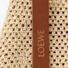 Bolsa Hobo Pequena com Perfurações em Ráfia e Pele de Bezerro Bolsa Hobo Pequena com Perfurações em Ráfia e Pele de Bezerro