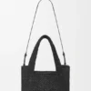 Bolsa Loewe Font Tote de tamanho médio em ráfia Bolsa Loewe Font Tote de tamanho médio em ráfia