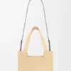Bolsa Loewe Font Tote de tamanho médio em ráfia Bolsa Loewe Font Tote de tamanho médio em ráfia