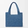 Bolsa Loewe Font Tote de tamanho médio em ráfia Bolsa Loewe Font Tote de tamanho médio em ráfia