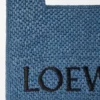Bolsa Loewe Font Tote de tamanho médio em ráfia Bolsa Loewe Font Tote de tamanho médio em ráfia