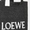 Bolsa Loewe Font Tote de tamanho médio em ráfia Bolsa Loewe Font Tote de tamanho médio em ráfia