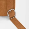 Bolsa «Loop» em pele de bezerro camurçada Bolsa «Loop» em pele de bezerro camurçada
