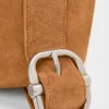 Bolsa «Loop» em pele de bezerro camurçada Bolsa «Loop» em pele de bezerro camurçada
