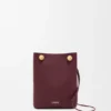 Bolsa Pebble em pele de bezerro lisa Bolsa Pebble em pele de bezerro lisa