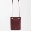 Bolsa Pebble em pele de bezerro lisa Bolsa Pebble em pele de bezerro lisa
