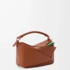 Bolsa pequena «Puzzle» em camadas, em pele de bezerro clássica Bolsa pequena «Puzzle» em camadas, em pele de bezerro clássica