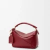Bolsa Puzzle Featherlight pequena em pele de cordeiro napa Bolsa Puzzle Featherlight pequena em pele de cordeiro napa