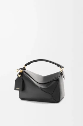 Bolsa Puzzle Featherlight pequena em pele de cordeiro napa