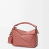 Bolsa Puzzle Featherlight pequena em pele de cordeiro napa Bolsa Puzzle Featherlight pequena em pele de cordeiro napa
