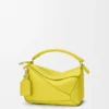 Bolsa Puzzle Featherlight pequena em pele de cordeiro napa Bolsa Puzzle Featherlight pequena em pele de cordeiro napa