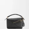 Bolsa Puzzle Featherlight pequena em pele de cordeiro napa Bolsa Puzzle Featherlight pequena em pele de cordeiro napa