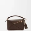 Bolsa Puzzle Featherlight pequena em pele de cordeiro napa Bolsa Puzzle Featherlight pequena em pele de cordeiro napa
