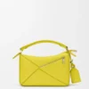 Bolsa Puzzle Featherlight pequena em pele de cordeiro napa Bolsa Puzzle Featherlight pequena em pele de cordeiro napa