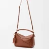 Bolsa Puzzle Featherlight pequena em pele de cordeiro napa Bolsa Puzzle Featherlight pequena em pele de cordeiro napa