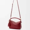 Bolsa Puzzle Featherlight pequena em pele de cordeiro napa Bolsa Puzzle Featherlight pequena em pele de cordeiro napa