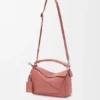 Bolsa Puzzle Featherlight pequena em pele de cordeiro napa Bolsa Puzzle Featherlight pequena em pele de cordeiro napa