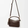 Bolsa Puzzle Featherlight pequena em pele de cordeiro napa Bolsa Puzzle Featherlight pequena em pele de cordeiro napa