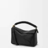 Bolsa Puzzle pequena em pele de bezerro lisa e pele de borrego napa Bolsa Puzzle pequena em pele de bezerro lisa e pele de borrego napa