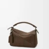 Bolsa Puzzle Pequena Featherlight em nubuck granulado Bolsa Puzzle Pequena Featherlight em nubuck granulado
