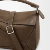 Bolsa Puzzle Pequena Featherlight em nubuck granulado Bolsa Puzzle Pequena Featherlight em nubuck granulado