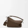Bolsa Puzzle Pequena Featherlight em nubuck granulado Bolsa Puzzle Pequena Featherlight em nubuck granulado