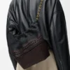 Bolsa Squeeze pequena em pele de bezerro Nappa tecida Bolsa Squeeze pequena em pele de bezerro Nappa tecida